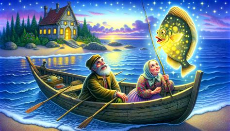  The Fisherman and His Wife - A Timeless Vietnamese Tale About Greed and Marital Discord